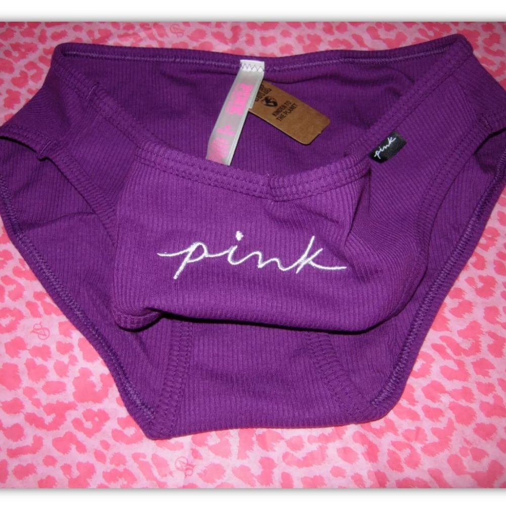 PINK Sexy Deep Purple Bikini NWT